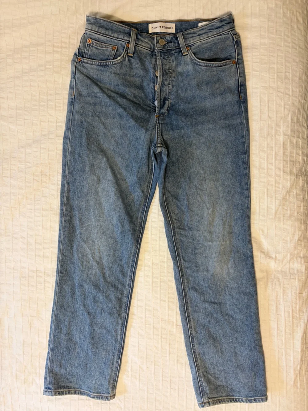 DENIM FORUM- size 29 The Arlo High Rise Straight 28L jeans - Picture 2 of 6